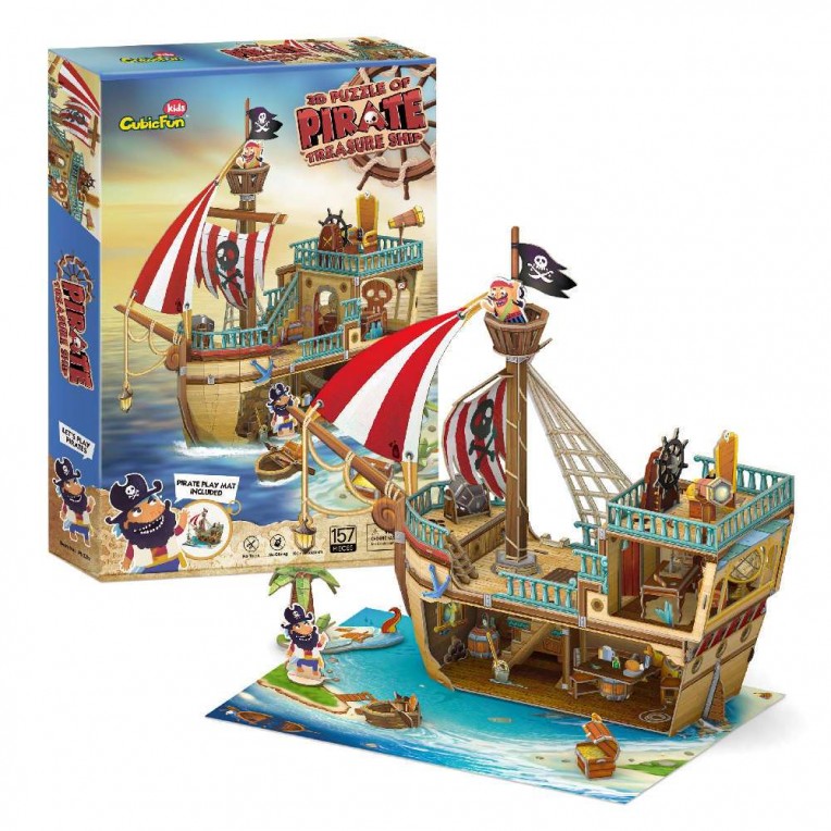 CubicFun Kids 3D Παζλ Pirate Treasure...