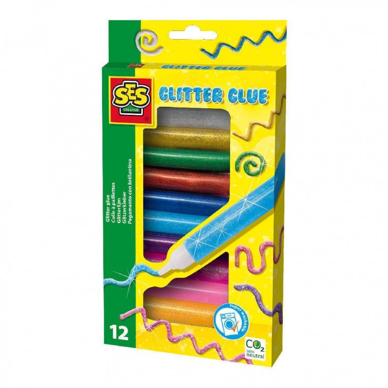 SES Creative Glitter Glue 12 Colours...