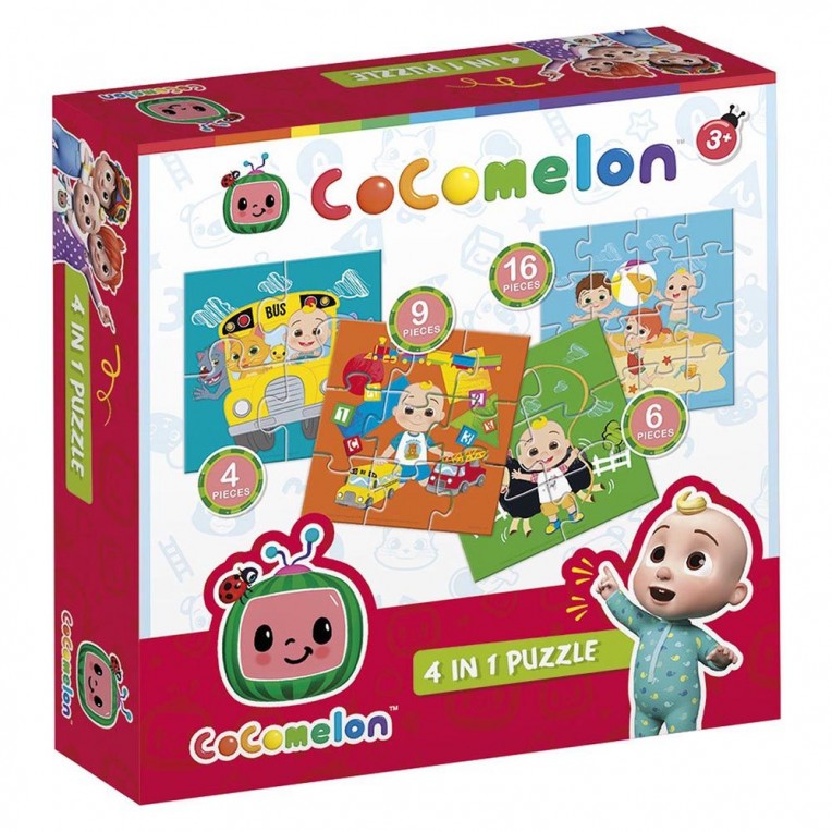 Puzzle Cocomelon 4 in 1 (TM550049)