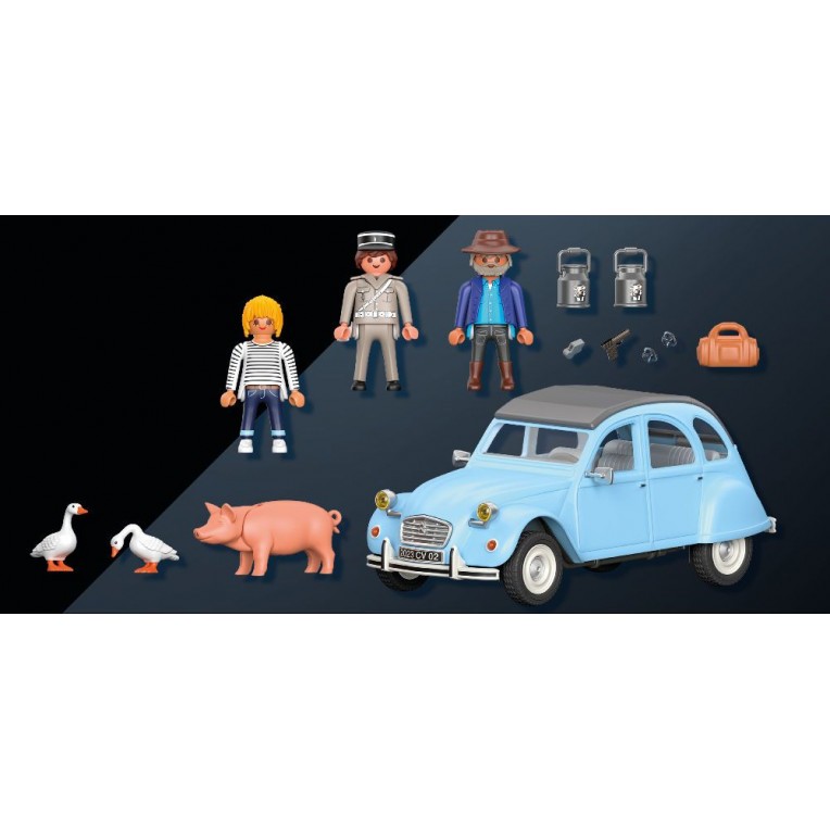 70640 - Playmobil Classic Cars - Citroën 2CV Playmobil : King
