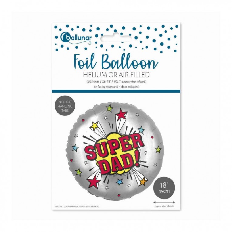 Foil Balloon Super Dad (31454-FDTC)