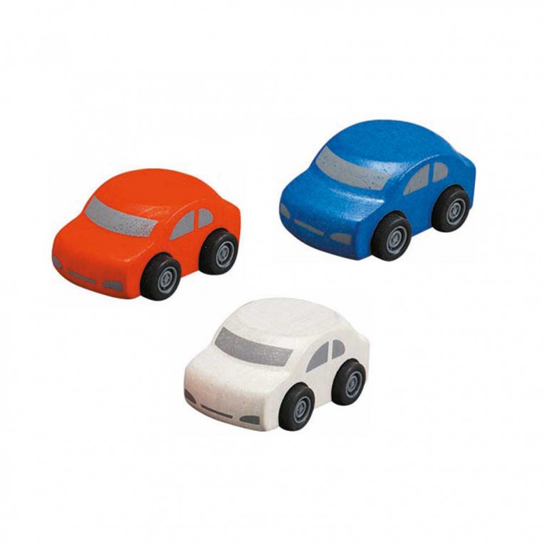 Plan Toys Family Cars Set 3pcs (6071)