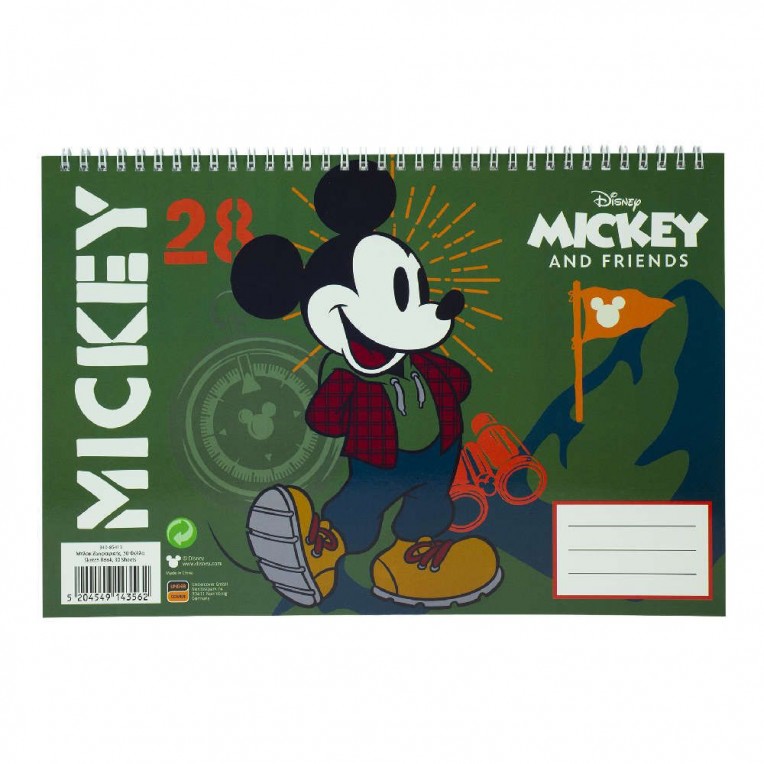 Μπλοκ Ζωγραφικής Disney Mickey A4...