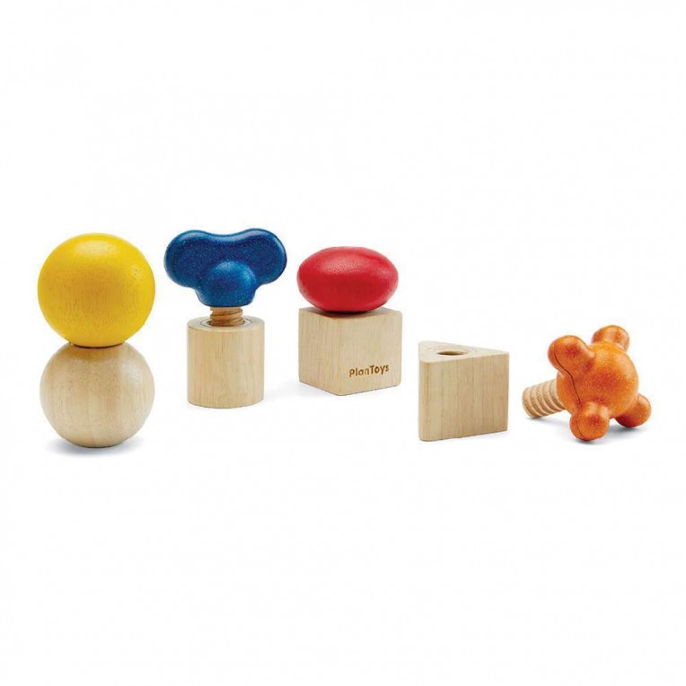 Plan Toys Wooden Nuts & Bolts (5455)