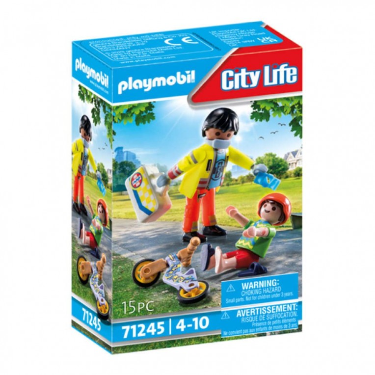 Playmobil City Life Διασώστης και...