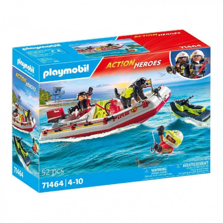 Playmobil Action Heroes Fireboat with...