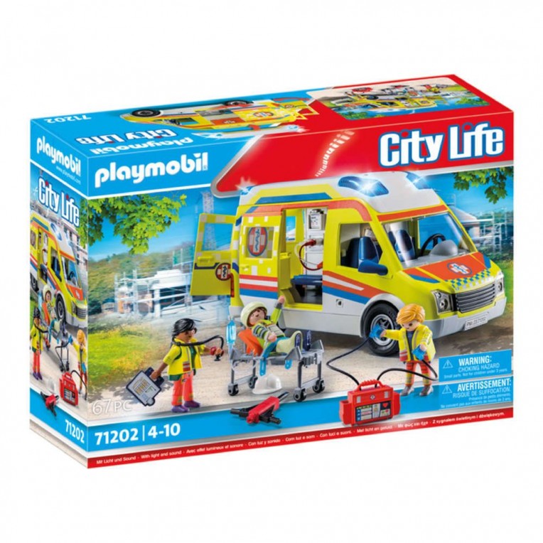 Playmobil City Life Ασθενοφόρο με...