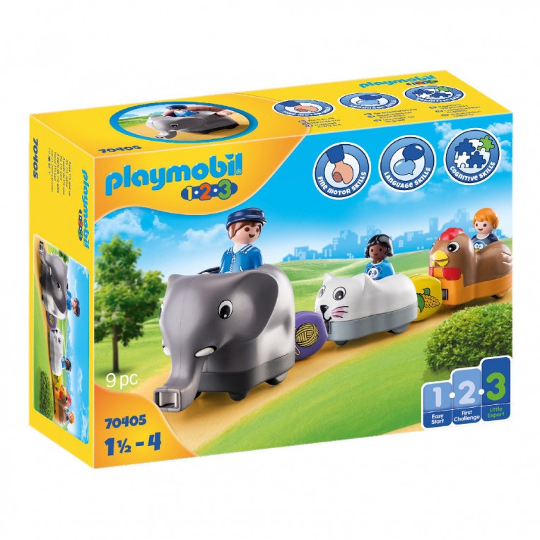 Playmobil 1.2.3 Animal Train (70405)