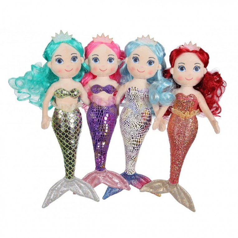 Plush Mermaid Doll 30cm - 4 Designs...