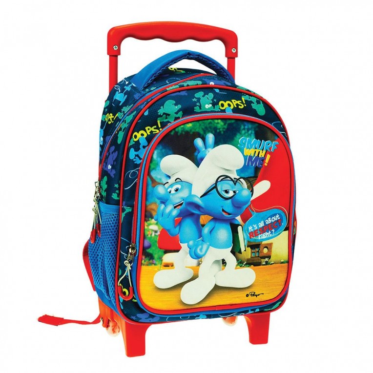 Junior Trolley Backpack Smurfs...