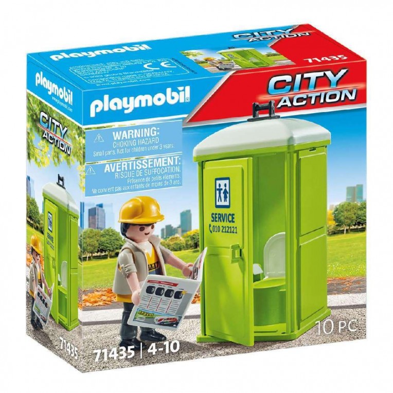 Playmobil City Life Portable Toilet...