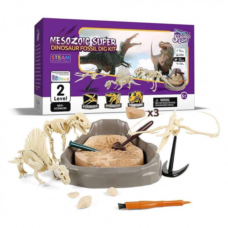 Science Can Dinosaur Fossil Dig Kit:...