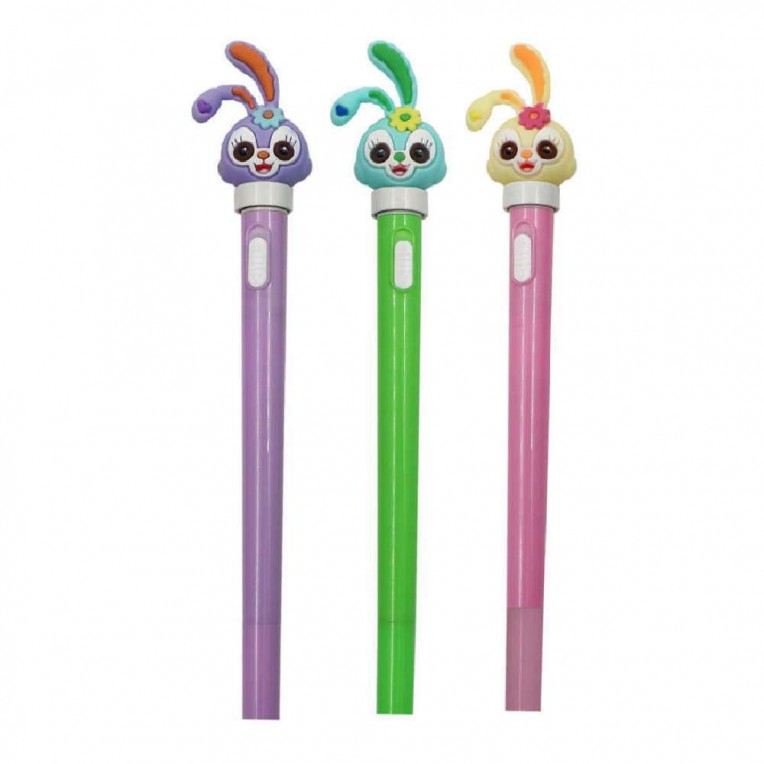 Pen with LED Light The Littlies Bunny...