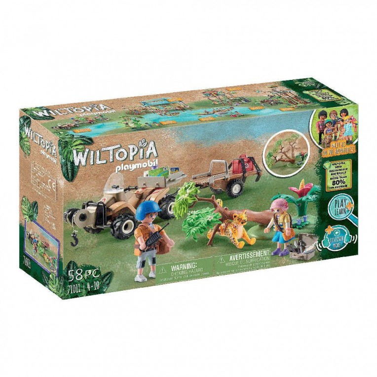 Playmobil Wiltopia Animal Rescue Quad...