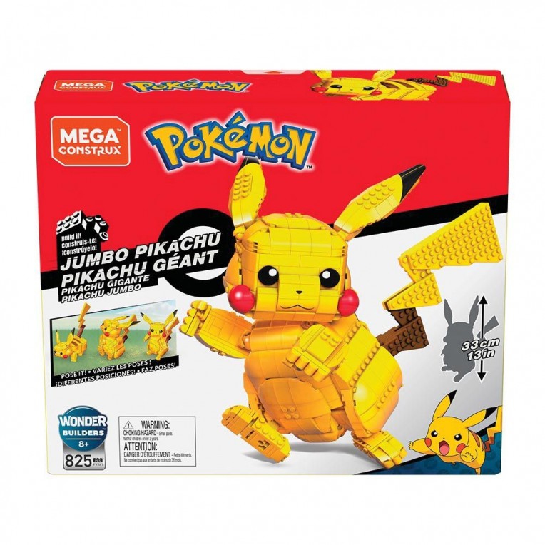 Mega Construx Pokemon Jumbo Pikachu...