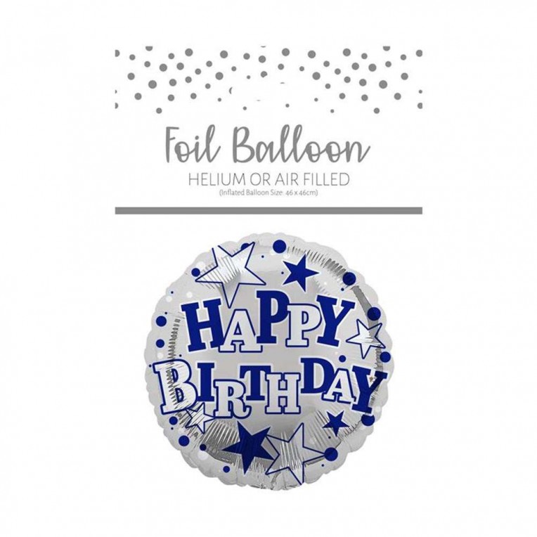 Foil Balloon Happy Birthday 45cm for...