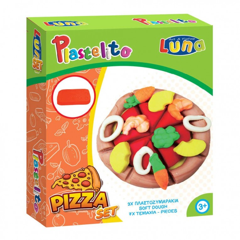 Luna Plastelito Pizza with 3 Soft...
