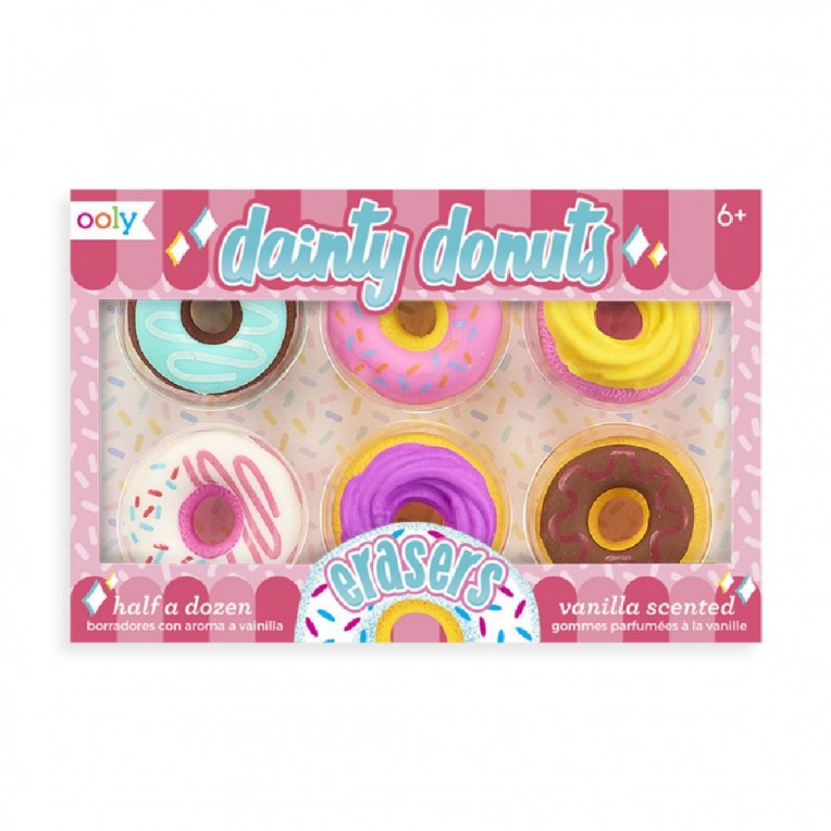 Ooly Dainty Donuts Pencil Erasers...