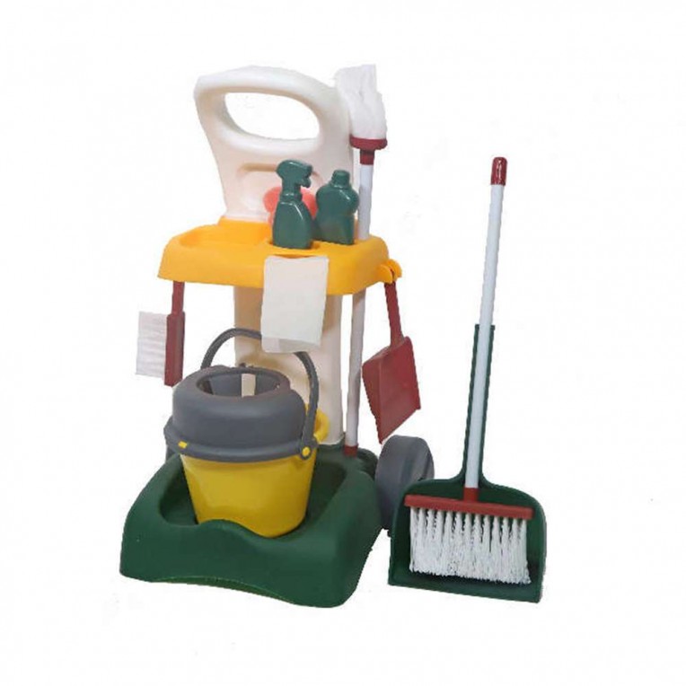 Cleaning Trolley Playset Bucket, Mop,...