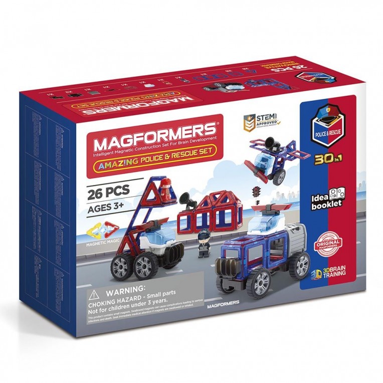 Magformers Amazing Police & Rescue...
