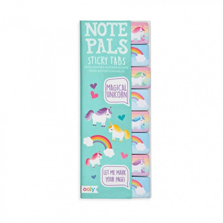 Note Pals Sticky Tabs Unicorns