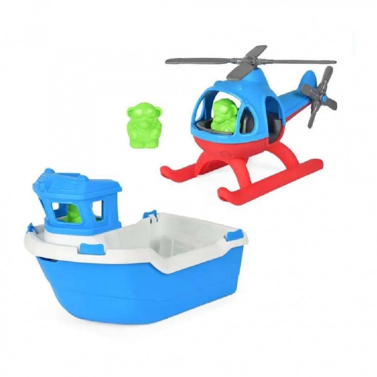 Baby Toy Rescue Boat and Helicopter...