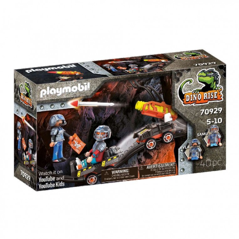 Playmobil Dino Rise Μαχητές με Όχημα...