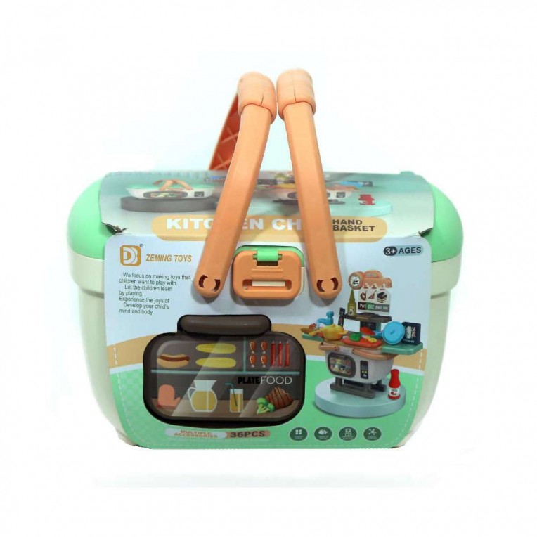 Carry Case Bench with Kitchenware and...