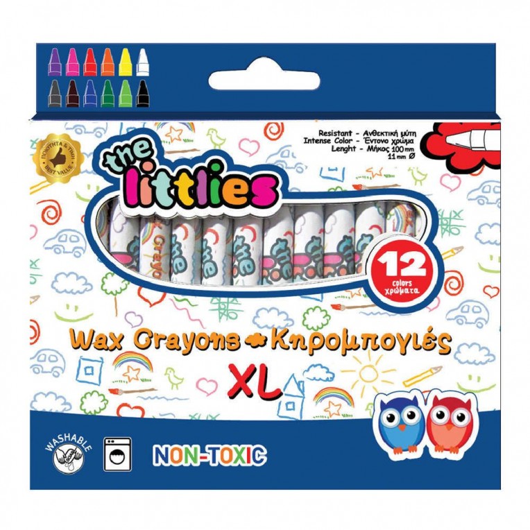 Crayons The Littlies Large 12 Colors...