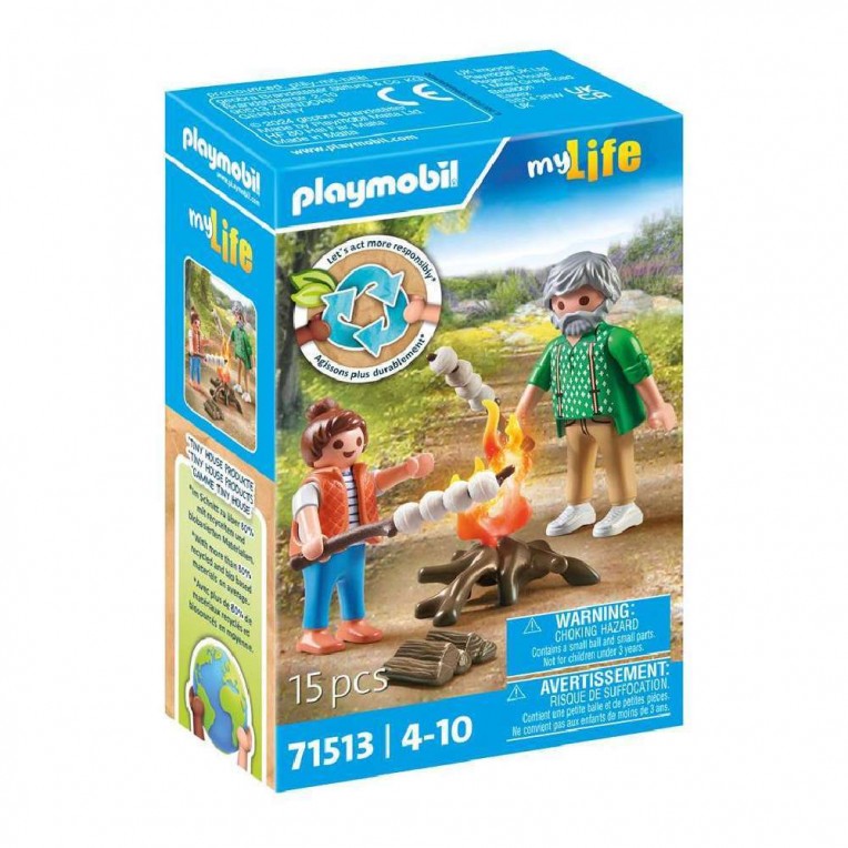 Playmobil My Life Campfire with...