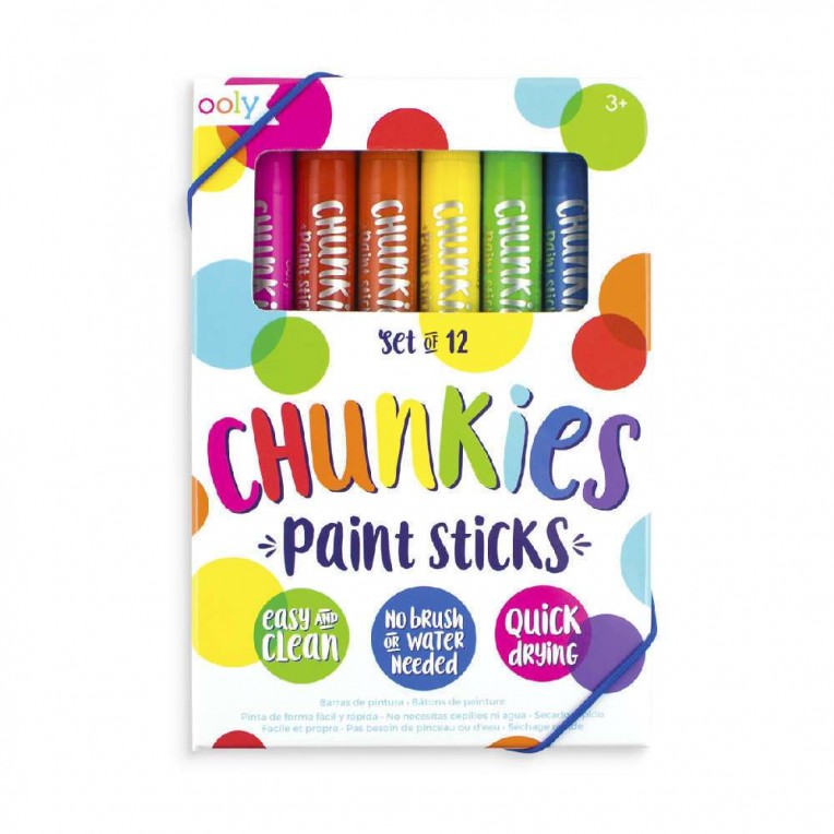 Ooly Chunkies Paint Sticks 12pcs...