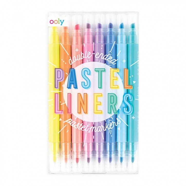 Ooly Pastel Liners Dual Tip Markers...