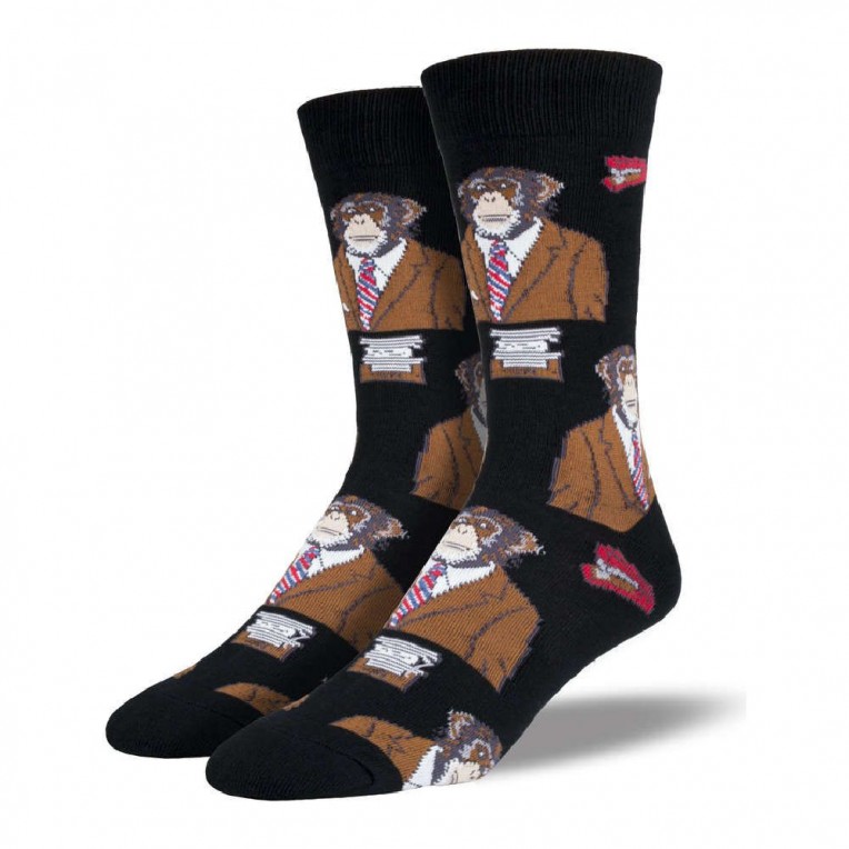 Socksmith Socks Pair Men's Monkey Biz...