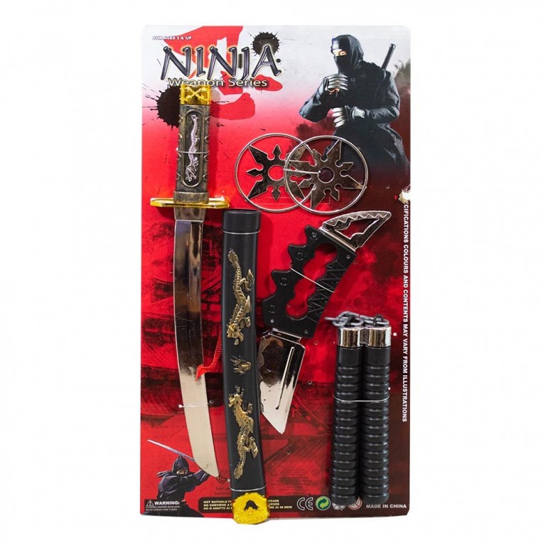 Ninja Set Katana Sword with...