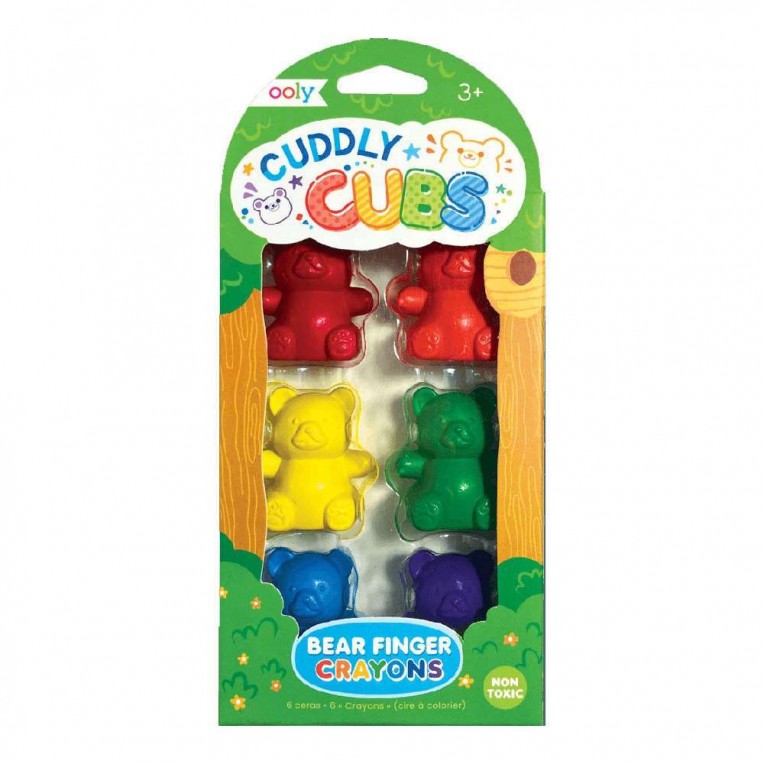 Ooly Cuddly Cubs Bear Finger Crayons...