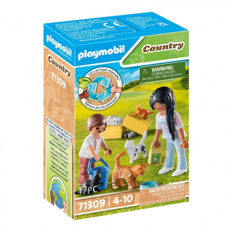 Playmobil Country Cat Family (71309)