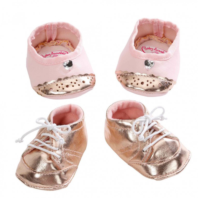 Zapf Baby Annabell Gold Shoes - 2...