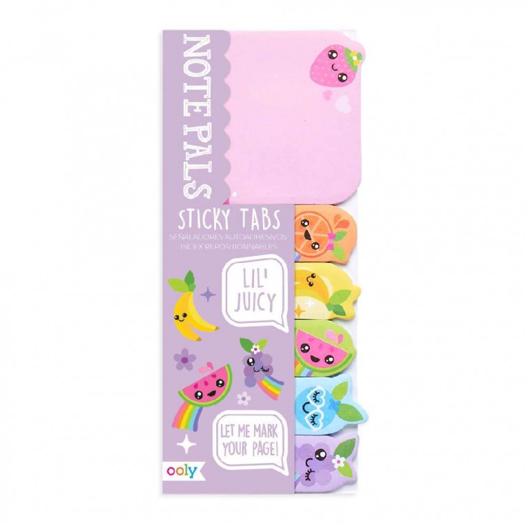 Ooly Note Pals Sticky Tabs Lil' Juicy...