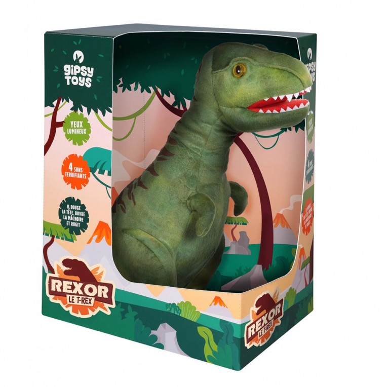 Plush T-Rex Rexor 38cm with Light and...