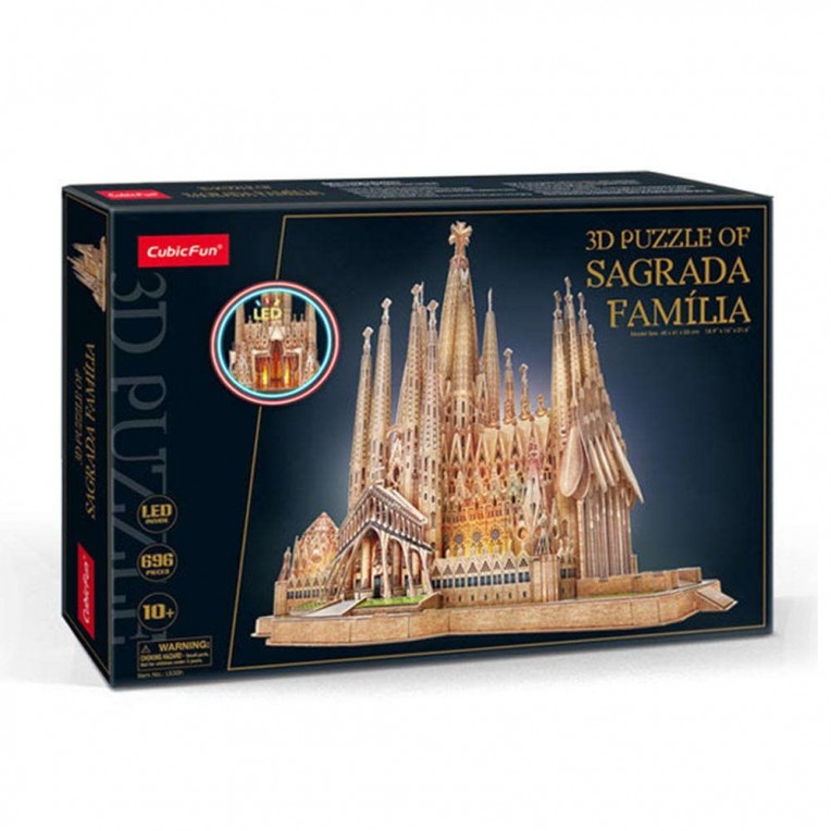 CubicFun 3D Παζλ Sagrada Familia με...