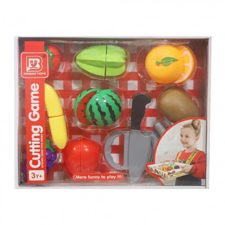Cutting Fruit and Vegetable Playset -...