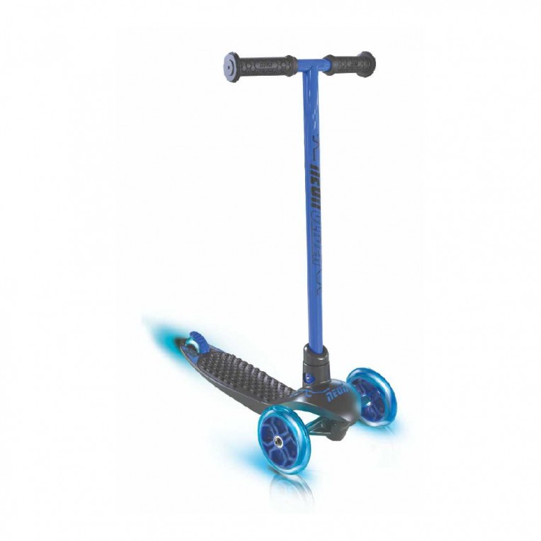 Scooter 3-Wheels Neon Glider Blue...