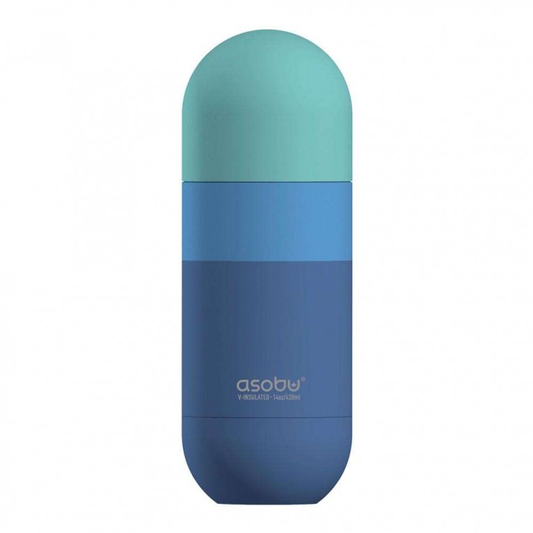 Asobu Thermos Bottle Orb Pastel Blue...