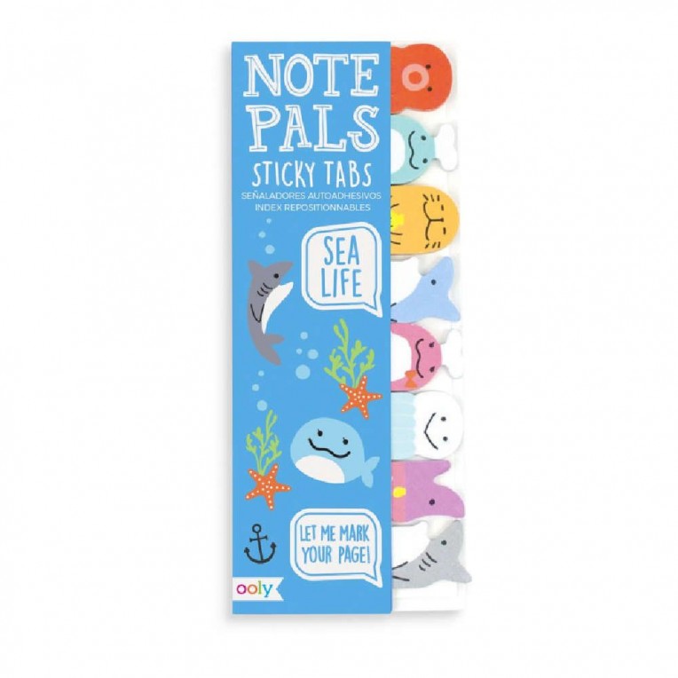 Note Pals Sticky Tabs Sea Life
