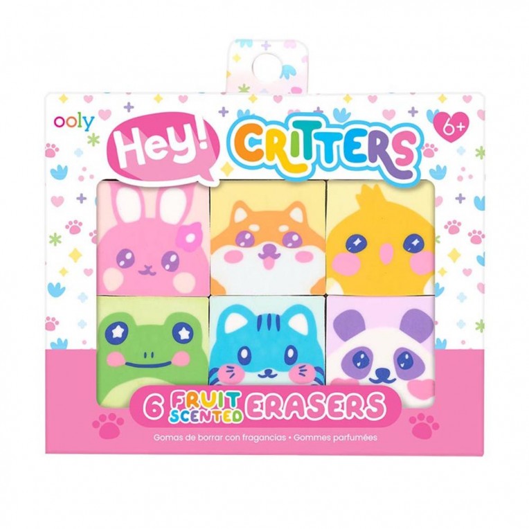 Ooly Hey Critters! Scented Erasers...