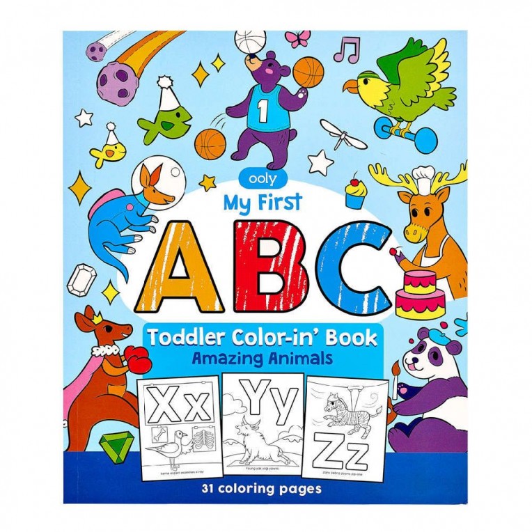 Ooly Toddler Coloring Book ABC:...