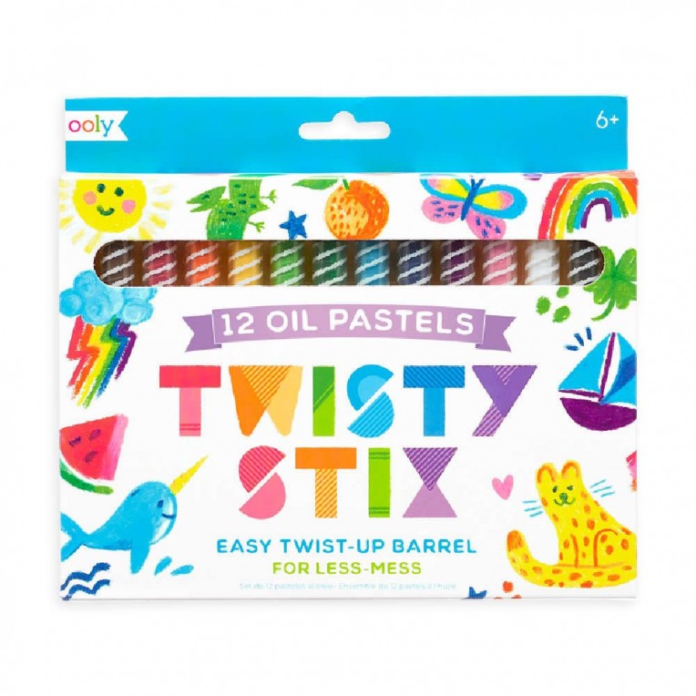 Ooly Twisty Stix Oil Pastels 12pcs...