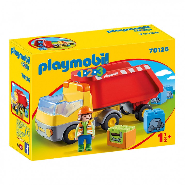 Playmobil 1.2.3 Ανατρεπόμενο Φορτηγό...
