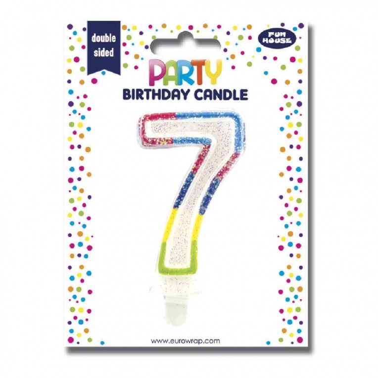 Birthday Candle Number 7 (6828-7C)