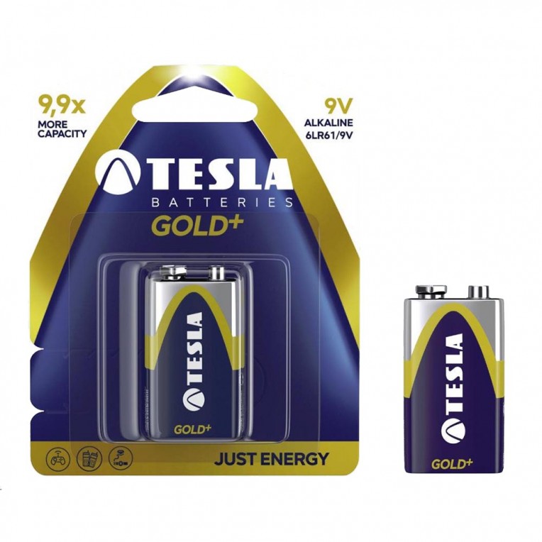 Tesla Batteries Alkaline 6LR61 9V 1pcs